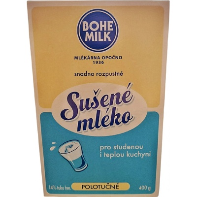 Bohemilk Mléko sušené polotučné 400g – Zboží Dáma