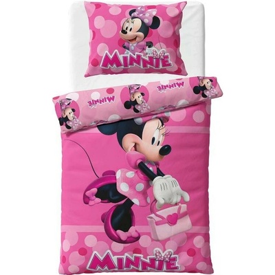 Carbotex bavlna obliečky Minnie Mouse motív Módna ikona 100% bavlna 70x90 140x200