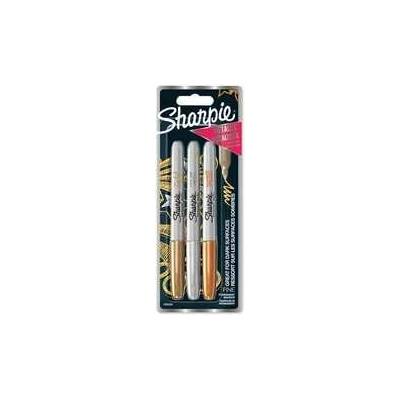 Permanentný popisovač Sharpie Fine súprava 3 ks, metalické farby