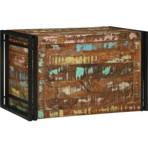 vidaXL Кутия за съхранение 80 x 50 x 50 см регенерирано дърво (4016746)