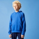 Domyos detská hrejivá mikina s kapucňou tmavomodrá