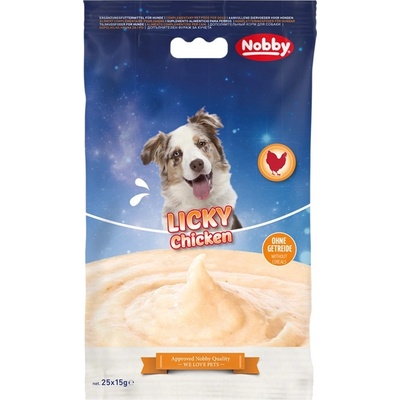 Nobby Starsnack Licky Dog Masové pyré kuřecím 25 x 15 g