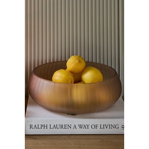 Riviera Maison голяма купа за плодове от млечно стъкло 33 x 23 cm (593500)