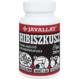JAVALLAT Добро кръвообращение и венозно здраве - Хибискус, 700 mg х 60 капсули (812092 JAV)