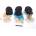 Gazelo AST. WIG baseball cap and hair, 3 col