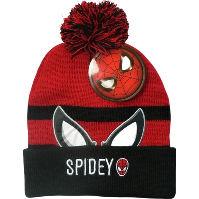 dětská čepice červená Spiderman