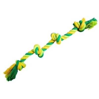 HipHop Dog Uzel bavlněný 4 knoty 60 cm limetková zelená