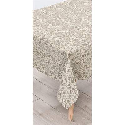 Obrus PVC 170A, metráž, 20 m x 140 cm, preplatany vzor hnedý, IMPOL TRADE