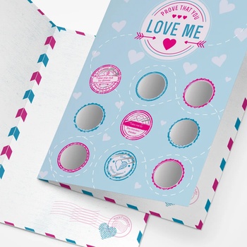 Image 1 of Шантаво Романтична скреч картичка 9 Challenges (430A)