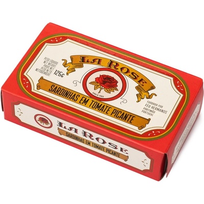 La Rose Sardinky v pikantnej paradajkovej omáčke s olivovým olejom 125 g