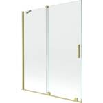 Mexen Velar душ-параван за вана с две крила, плъзгащ се 140 x 150 cm, прозрачен, (896-140-000-01-55)