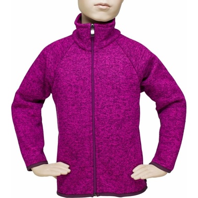 Fantom Dětský celopropínací sportovní svetr vínový melír – Zboží Dáma Fantom Dětský celopropínací sportovní svetr vínový melír – Zboží Dáma