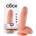 King Cock - дилдо с тестиси - 18 см - натурален