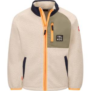 TROLLKIDS Детско поларено яке Trollkids Kid's Odda Jacket XT Fleece jacket - Cashew / Spruce Green - размер 176 (EU) (703-7240-0121)