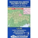 Dolomiti di Sesto 1:25 000 turistická mapa TABACCO 010