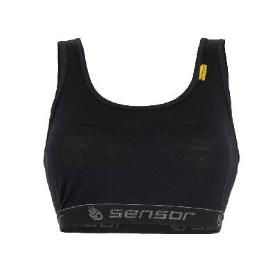 SENSOR podprsenka MERINO ACTIVE černá Velikost: M