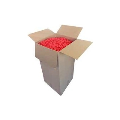 Fixační výplňová tělíska In BOX chips BIO, 250 litrů, v krabici, červená