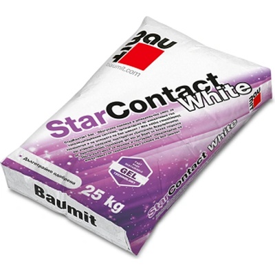 BAUMIT ЛЕПИЛНА И ШПАКЛ. МАСА БАУМИТ star cОnТАcТ ГЕЛ 25кг БЯЛ (26106bg)