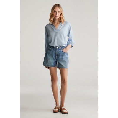 Gant ŠORTKY REG DENIM SHORTS MID BLUE BROKEN IN