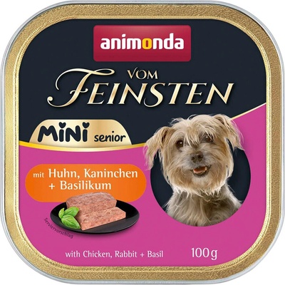 Animonda Vom Feinsten Mini Senior kuře králík bazalka 100 g