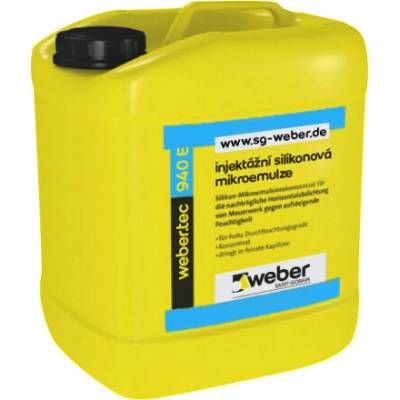 Weber webertec 940 E injektážní roztok 20 l - SAB 940 E 20