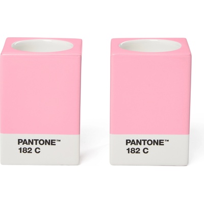 Copenhagen Design Свещници Pantone, светлорозови, за класически свещи или чаени свещи, 2 бр (101720182)