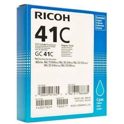 Ricoh Мастило гел RICOH GC41C, 2200 копия Cyan (RICOH-INK-GC41C)