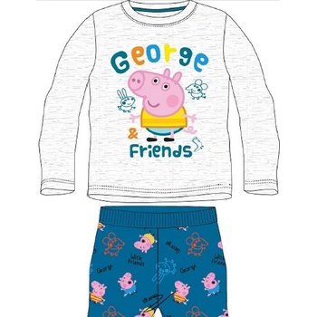 Chlapecké pyžamo George Pig světle šedá