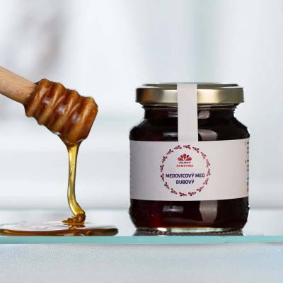 Včelařství Domovina Medovicový med dubový 180 g