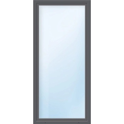 Aron Basic jednokrídlové ESG biele/antracit 750 x 2100 mm ľavé