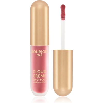 Bourjois Cloud Crème Velvet Matte ултра матиращо течно червило цвят 02 Cafe Crème 3.1ml