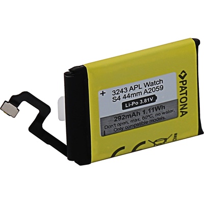 PATONA Батерия за Apple Watch 4, 44 mm, 292 mAh (3243)