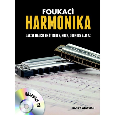 Foukací harmonika + CD - Weltman Sandy