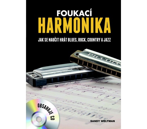Foukací harmonika + CD - Weltman Sandy