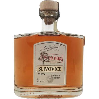 Ullersdorf Zlatá Slivovice Porto 45% 0,5 l (holá láhev)