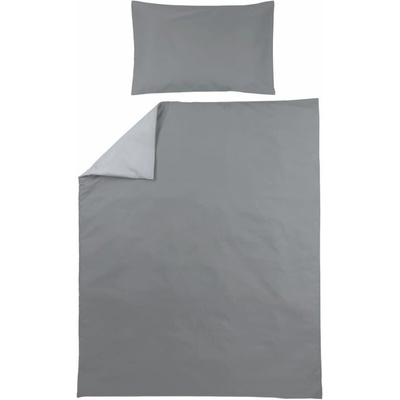 Meyco Povlečení 100 x 135 cm Uni grey light grey