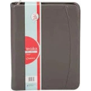 Antra Briefcase A4 709 grey with ANTRA zipper