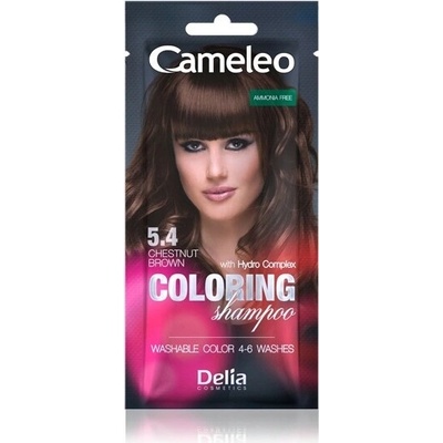 Delia Cosmetics Cameleo tónovací šampón 5.4 gaštanovohnedá