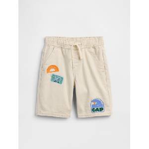 GAP Бебешки дънкови къси панталони GAP GAP | Bezhov | Момчешки | 12-18 месеца