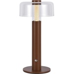 V-TAC LED Настолна Лампа 1800mAh Батерия 150 x 300 3 в 1 Кафяво Тяло - 7945 (7945)