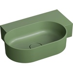 Omnires Ovo M+ 55x38 cm right matt green (OVO555UWPOL)