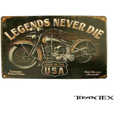 Tabuľa retro LEGENDS NEVER DIE 30x20cm