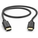 Hama Кабел за зареждане, usb-c - usb-c, 0, 5 м, черен (hama-201706) - megamag