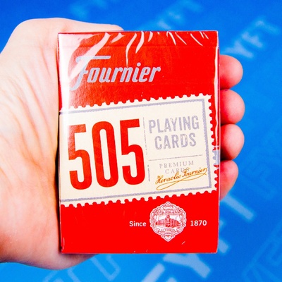 Fournier S.A. Fournier 505 pokerové karty Červená