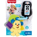 Fisher-Price Baby svazek klíčů štěňátko na baterie CZ Světlo Zvuk pro miminko