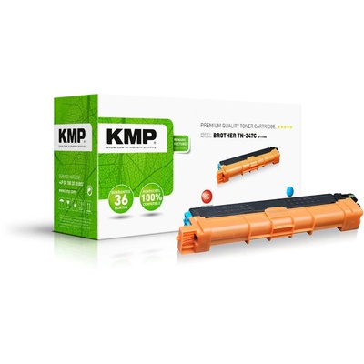 Compatible Тонер KMP B-T110X, циан, 2300 страници, съвместим с Brother TN-247C (1268,3003)
