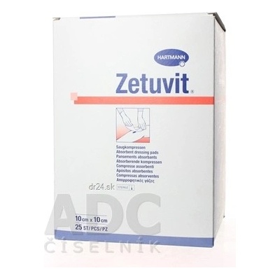 Zetuvit Kompres ster. 10 x 10 cm 25 ks