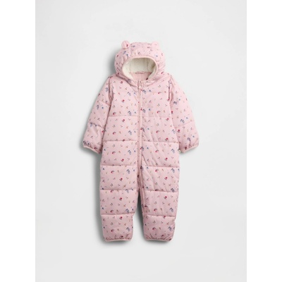 GAP Baby nepremokavá zimná kombinéza Ružová
