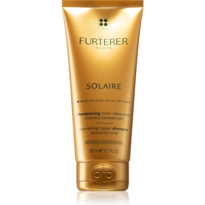 Rene Furterer Solaire подхранващ шампоан за коса увредена от слънце, хлор и солна вода 200ml