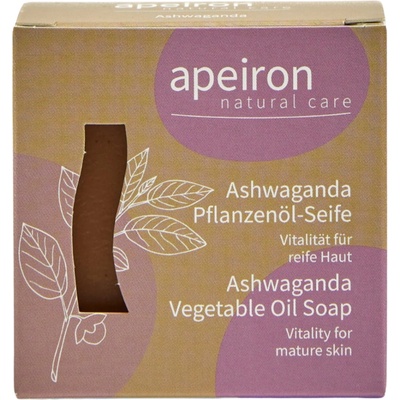 Apeiron mydlo z rastlinného oleja Ashwaganda 100 g